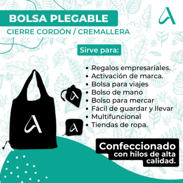 2 Bolsa Plegable